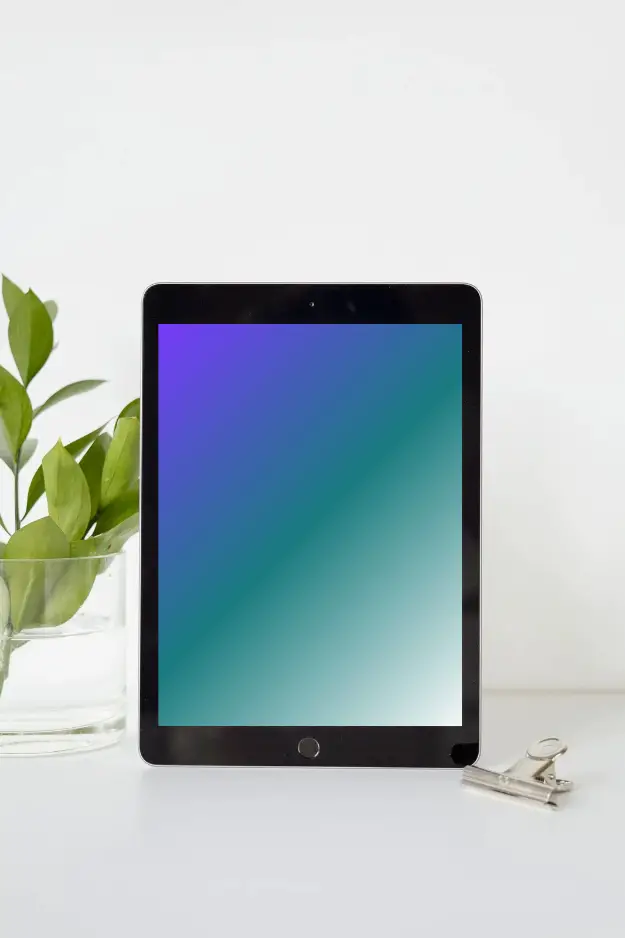 Blue Gradient Wallpaper for Tablet iPad HD Free Download