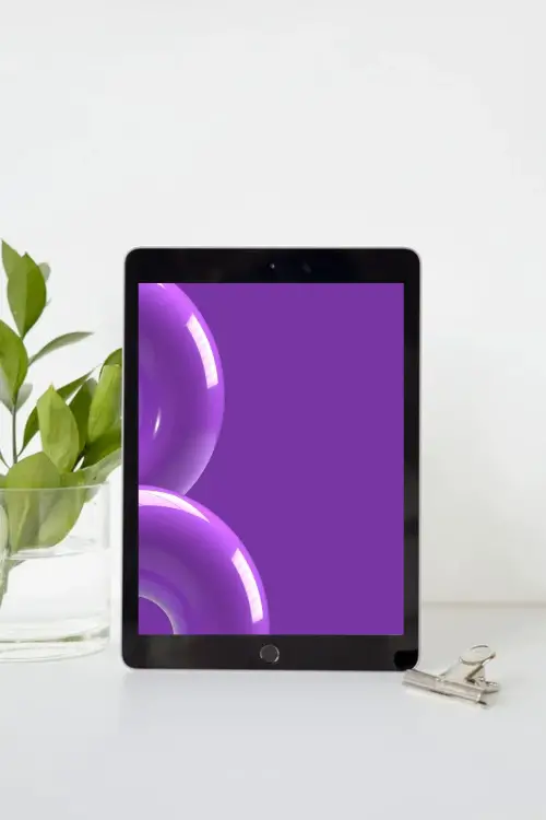 Purple Abstract Minimalist HD Wallpaper for Tablet iPad Free Download | Tablet Background Images