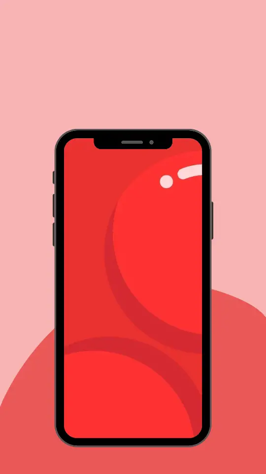 Red Abstract Minimalist Mobile Phone Wallpaper HD Free Download for Android iPhone