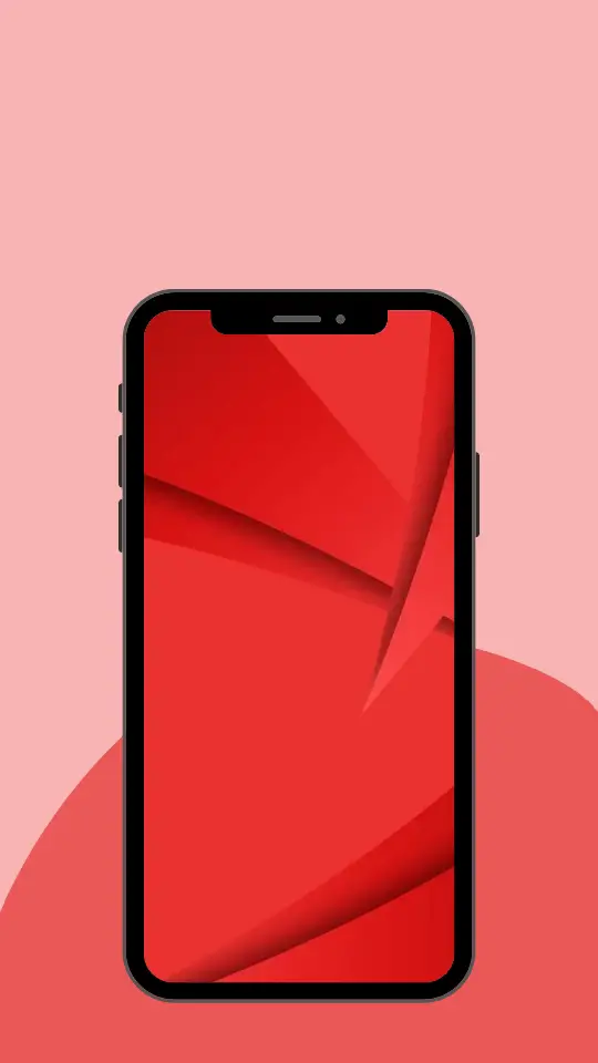 Red Abstract Minimalist Mobile Phone Wallpaper HD Free Download for Android iPhone