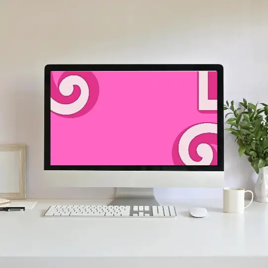 Pink Abstract Minimalist Wallpaper for Desktop Laptop PC HD Free Download | PC Computer Simple Minimalistic Wallpapers