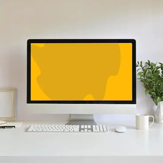 Yellow Abstract Minimalist Wallpaper for Desktop Laptop PC HD Free Download | PC Computer Simple Minimalistic Wallpapers