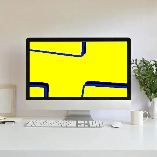 Yellow Abstract Minimalist Wallpaper for Desktop Laptop PC HD Free Download | PC Computer Simple Minimalistic Wallpapers