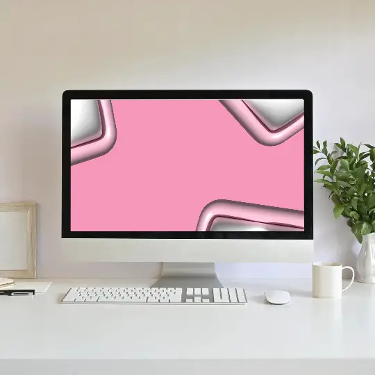 Pink Abstract Minimalist Wallpaper for Desktop Laptop PC HD Free Download | PC Computer Simple Minimalistic Wallpapers