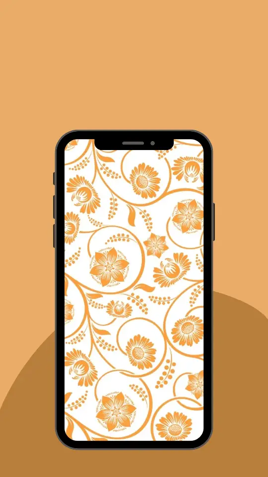 Beautiful Yellow Floral Mobile Phone Wallpaper HD Free Download for Android iPhone