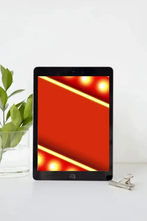 Red Abstract Minimalist HD Wallpaper For Tablet iPad Free Download