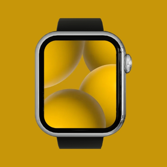 Golden Colour Smart Watch Apple Watch wallpaper HD Free Download