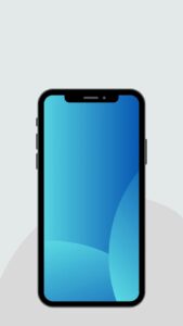 Blue Gradient Minimalistic Mobile Phone Wallpapers HD Free Download for Android iPhone