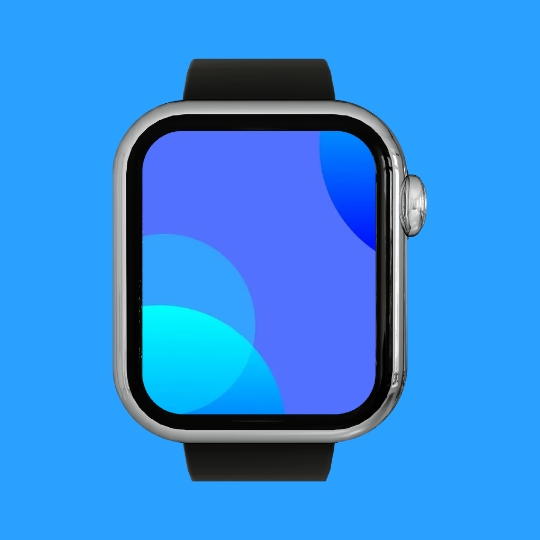 blue Abstract Gradient Smart Watch Apple Watch wallpaper HD Free Download