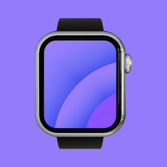 Blue Abstract Smart Watch Apple Watch wallpaper HD Free Download