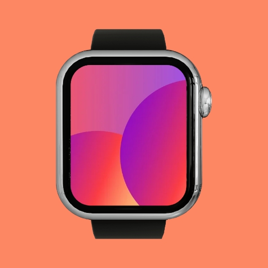 Red Abstract Smart Watch Apple Watch wallpaper HD Free Download