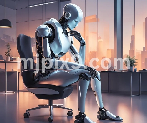 AI(Artificial Intelligence) Robot Thinking images Pictures Photos Free Download HD