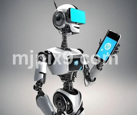 AI(Artificial Intelligence) Smart Robot using Smartphone images Pictures Photos Free Download HD