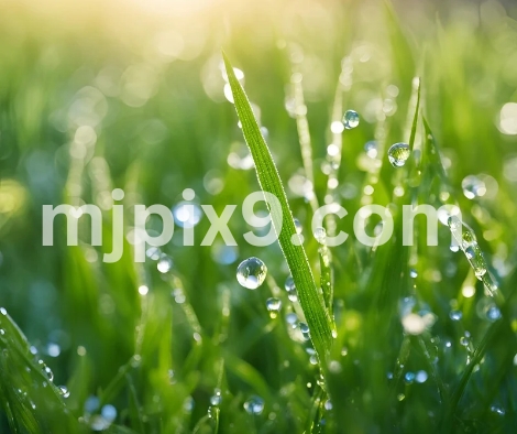 Dew-Covered Green Grass Images Pictures Photos Free Download HD