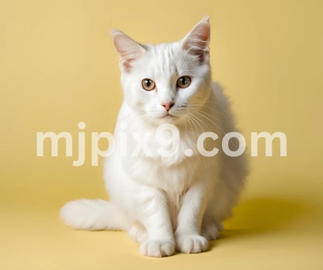 White Cat Isolated Images Pictures Photos Free Download