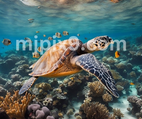 Underwater Sea Turtle Images Pictures Photos Free Download HD