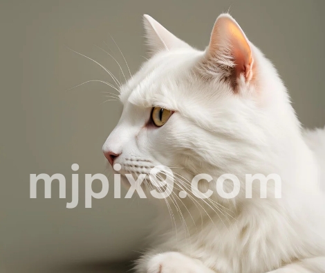 White Cat Isolated Images Pictures Photos Free Download