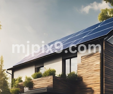 Solar Panels on Rooftop House Images Pictures Photos Free Download HD